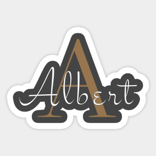 I am Albert Sticker